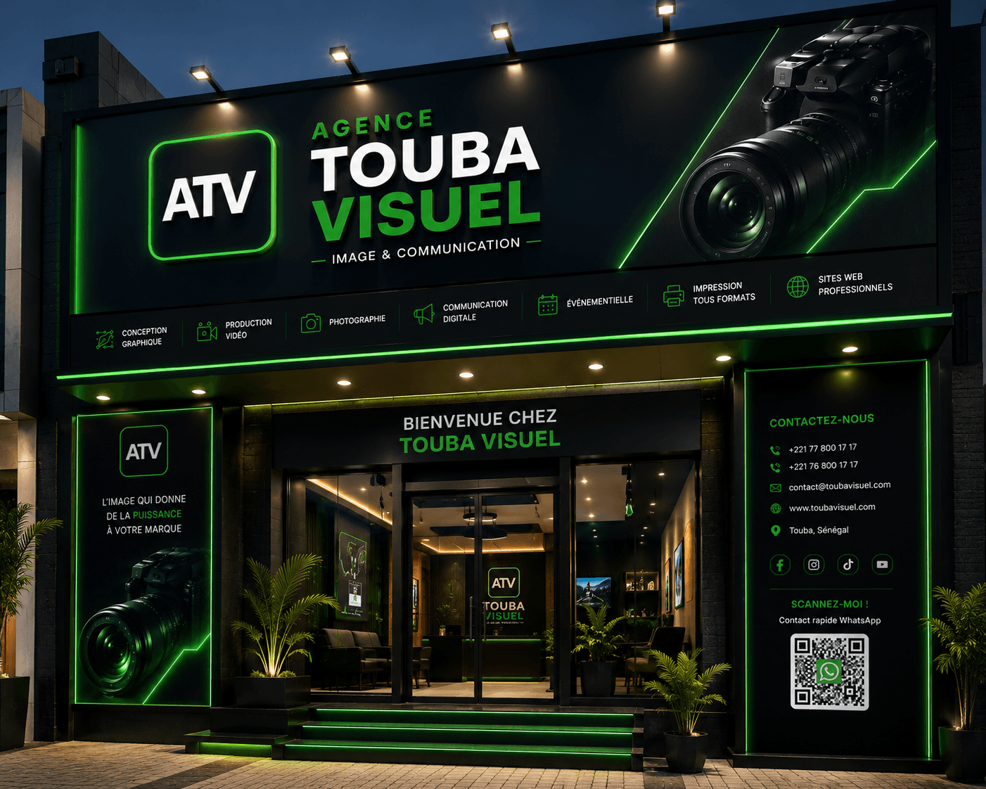 Façade Agence Touba Visuel